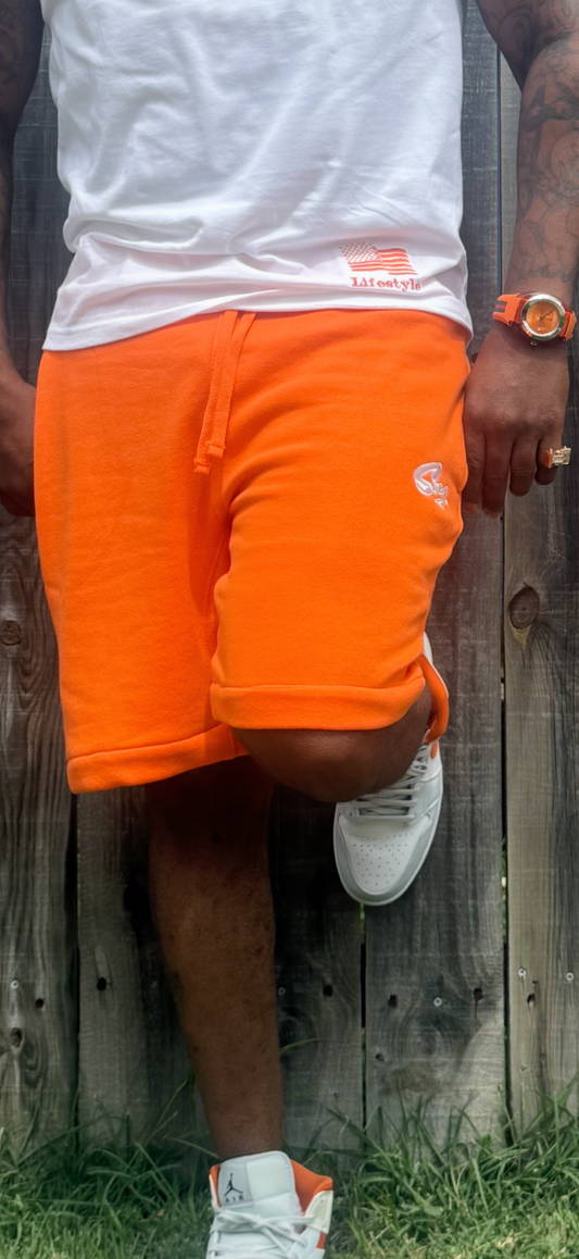 Orange soda shorts